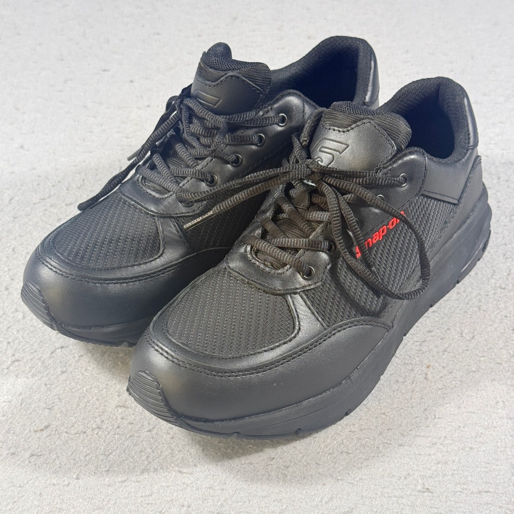 Snap-On Air Racer GT Mens Black Leather Vibram Sole Work Shoes Sneakers Size 9
